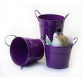 5" Purple Painted Side Handle Pail